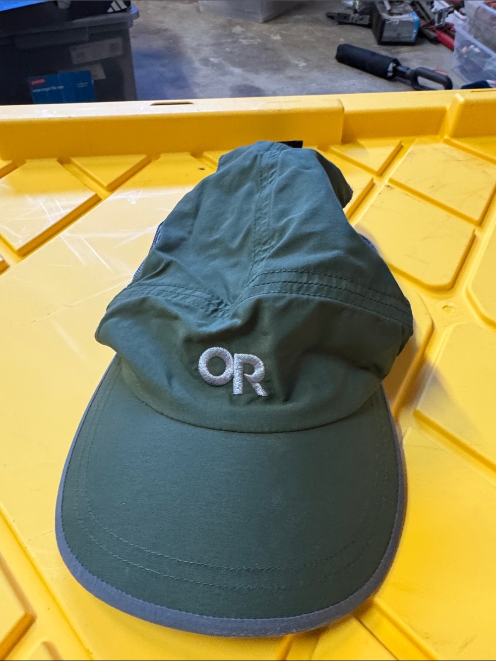 Outdoor Research Green Cap with White Embroidered OR Logo